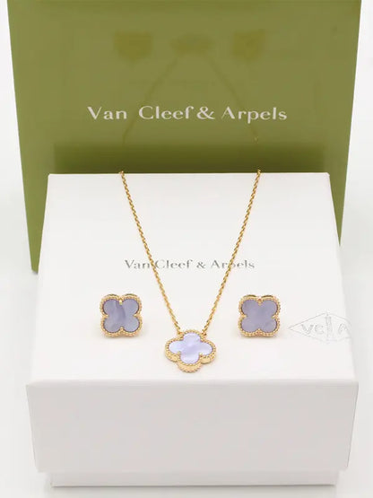 طقم فان كليف لوقو ناعم 689 اطقم van cleef موف ذهبي