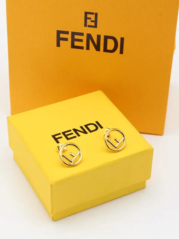 حلق فندي الجديد ماستر لوقو حلق fendi