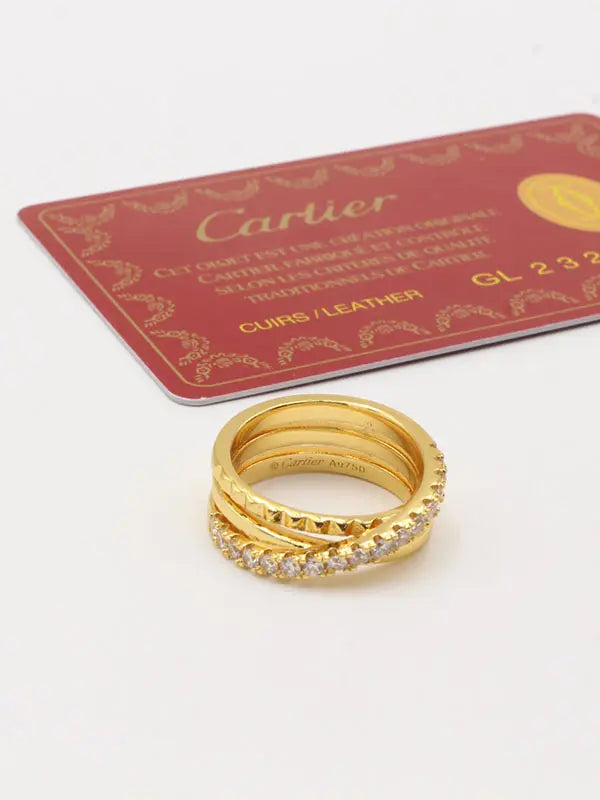 خاتم كارتير زركون نيو هاي ماستر خواتم CARTIER ذهبي 6