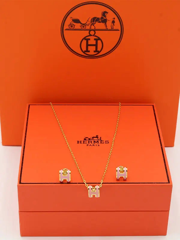 طقم هيرمز ملون ناعم ماستر لوقو