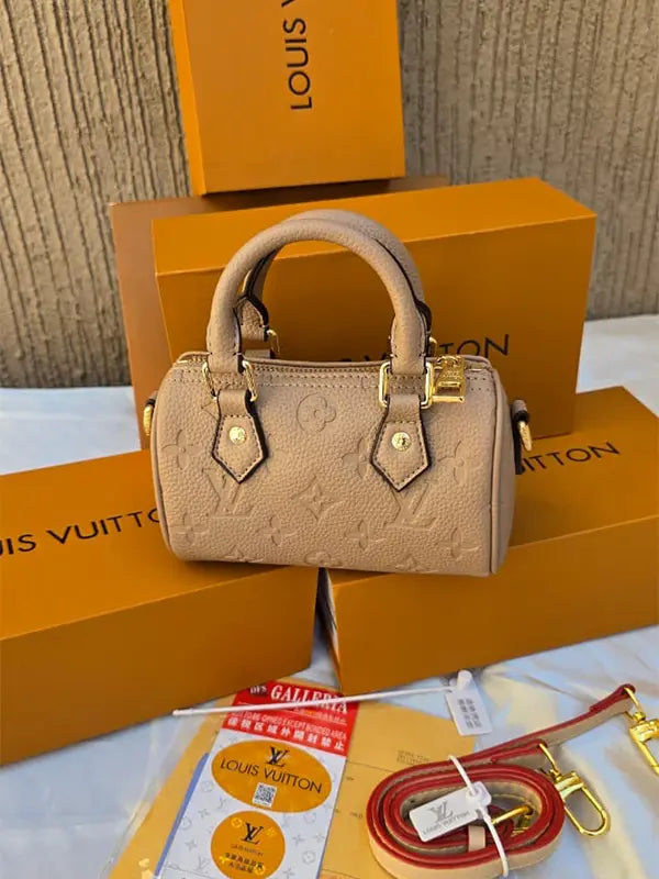 شنطة لويس فيتون سبيدي نانو الماستر شنط وحقائب louis vuitton bags بني كوفي