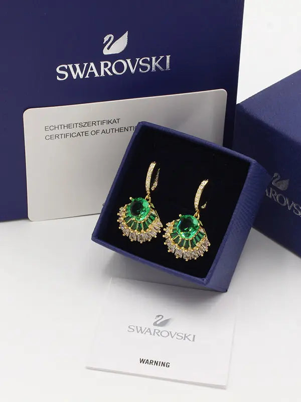 حلق سواروفسكي زركون نيو بلو ماستر حلق Swarovski