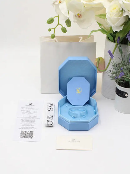 ملحقات سواروفسكي للاساور بلو وايت هدايا Swarovski