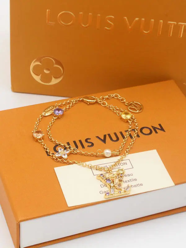 اساور لويس فيتون موف ستون دبل لاينز لوقو ماستر اسواره louis vuitton