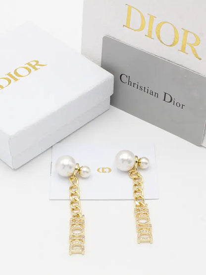 حلق ديور طويل 590 حلق dior