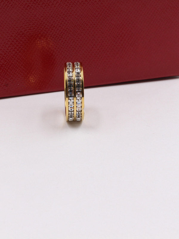 دبلة كارتير كريستال عريضه خواتم CARTIER