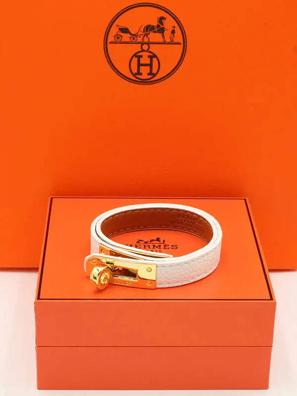 اسوارة هيرمز جلد ماستر لوقو اسواره HERMES