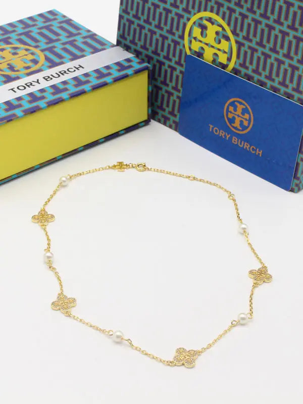 سلسال توري بورش الجديد بيرلز ماستر سلسال tory burch