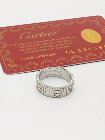 خاتم كارتير الترند الجديد لوقو خواتم CARTIER فضي 6
