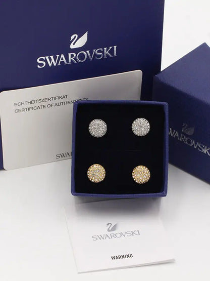 حلق سواروفسكي نيو ستون صغير لوقو حلق Swarovski