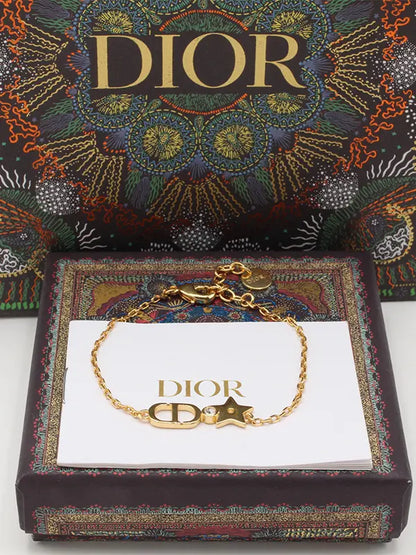اساور ديور ستار سيميل ستون لوقو اسواره dior ذهبي