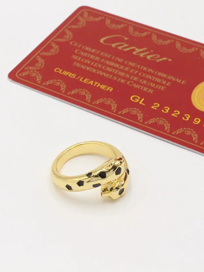 خاتم كارتير تايقر نيو بلاك ماستر ميتال خواتم CARTIER
