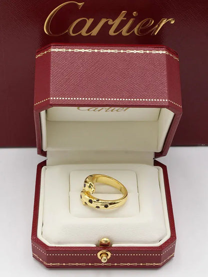 خاتم كارتير تايقر نيو بلاك ماستر ميتال خواتم CARTIER