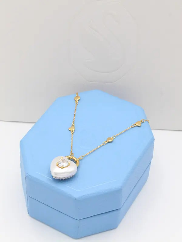 سلسال سواروفسكي ايديليا قلب ماستر سلسال Swarovski