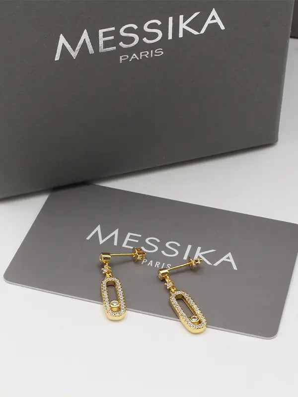 حلق ميسيكا ماستر زركون لوقو messika