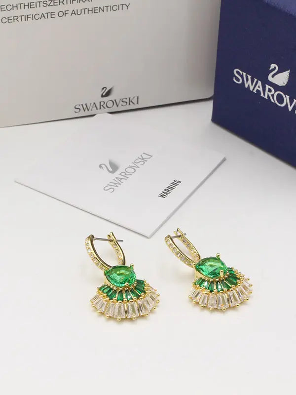 حلق سواروفسكي زركون نيو بلو ماستر حلق Swarovski