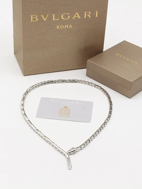 عقد بولغاري الجديد زركون لوقو ماستر سلسال bvlgari