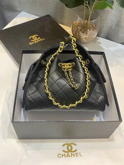 شنطة شانيل مع البوكس شنط وحقائب chanel bags اسود