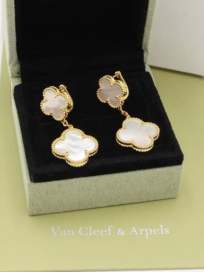 حلق فان كليف وردتين ماستـر حلق van cleef