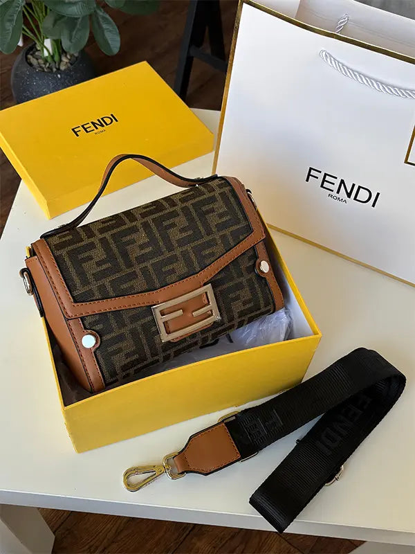 شنطة فندي براون ماستر شنط وحقائب fendi bags بني