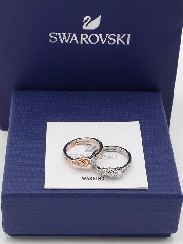 خاتم سواروفسكي هارت لوقو زركون خواتم Swarovski