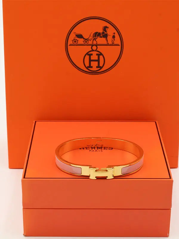 اسواره هيرمز SLIM اسواره HERMES وردي ذهبي
