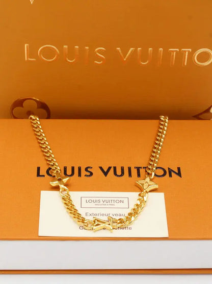 سلسال تشوكر لويس فيتون لوقو سلسال louis vuitton