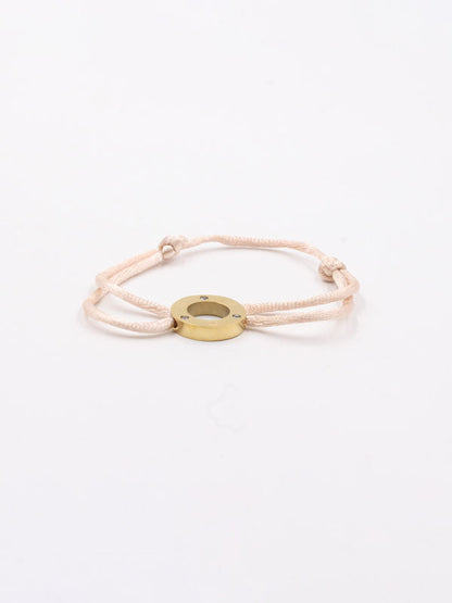 Cartier cubic zirconia bracelet - أسوارة كارتير خيط زركون اسواره Jewel بيج ذهبي