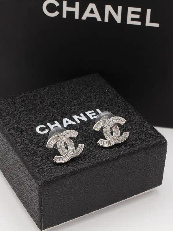 حلق شانيل زركون لوقو 619 حلق chanel