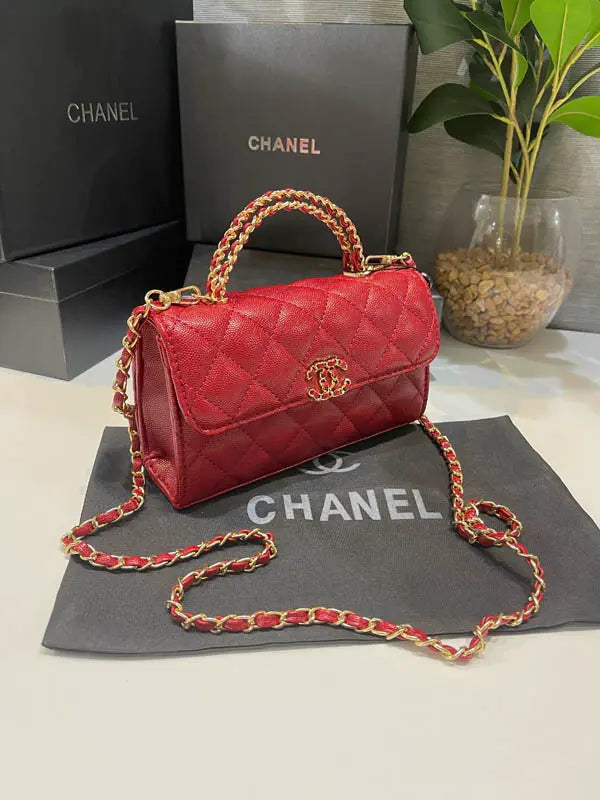 شنطة شانيل الجديد ماستر 377 شنط وحقائب chanel bags احمر