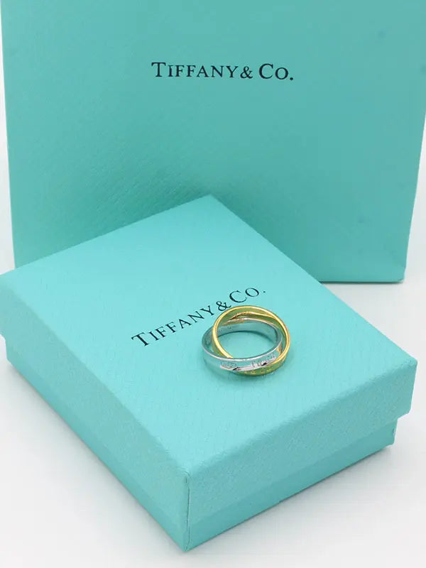 خاتم تيفاني ماستر دبلتين مشبوكة خواتم tiffany