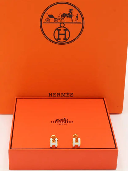 حلق هيرمز ذهبي الماستر حلق HERMES