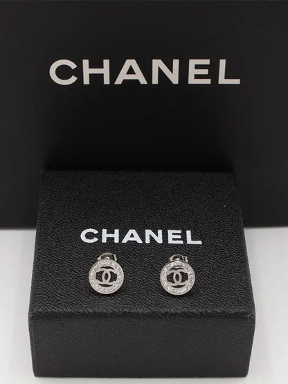 حلق شانيل كريستال صغير 527 حلق chanel