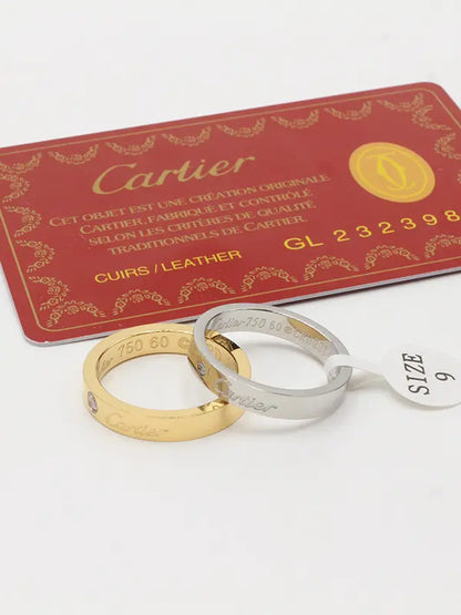دبلة كارتير لوقو SLIM 3MM خواتم CARTIER