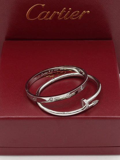 اسوارة كارتير مسمار مع اسواره لوف زركون اسواره CARTIER