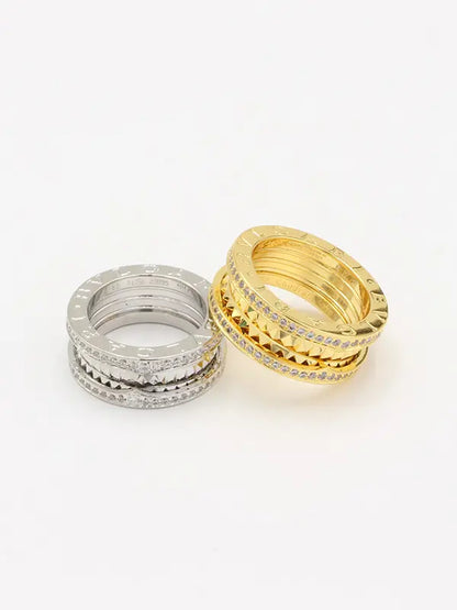 خاتم بولغاري زركون دبل ماستر خواتم bvlgari