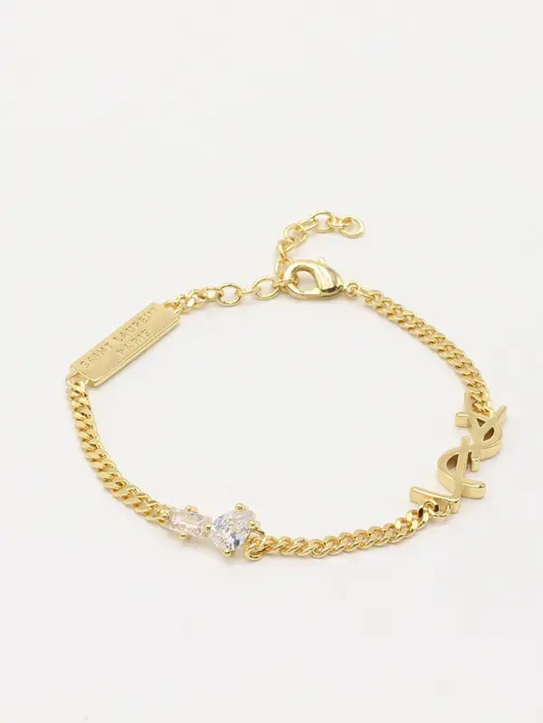 اسوارة ايف سان لوران زركون لوقو اسواره ysl