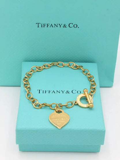 اسوارة تيفاني ميتال هارت لوك اسواره tiffany