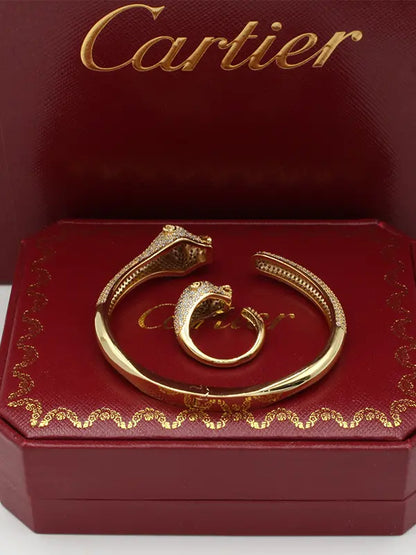 اساور وخاتم كارتير تايقر زركون 792 اسواره CARTIER