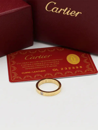 دبلة كارتير لوقو SLIM 4 MM خواتم CARTIER