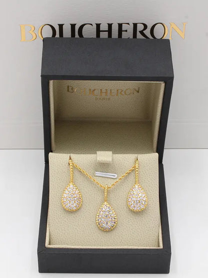 طقم بوشرون زركون دمعه اطقم bucheron