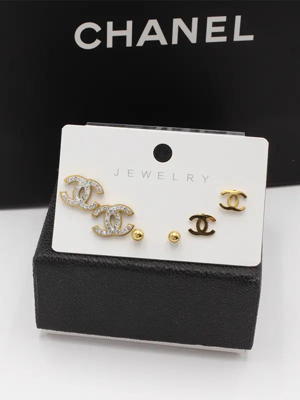 مجموعه حلق شانيل 606 حلق chanel