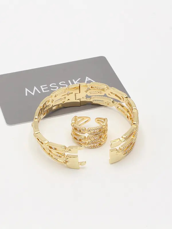 اسواره وخاتم ميسيكا زركون 788 اسواره messika
