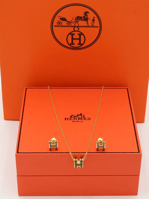 طقم هيرمز ملون ناعم ماستر لوقو