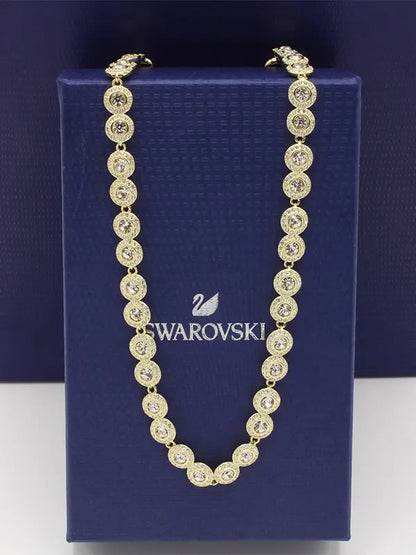 سلسال عقد سواروفسكي اونا انجيليك كامل زركون سلسال Swarovski