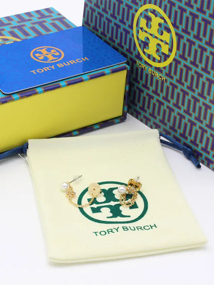 حلق توري بورش لوقو شاين حلق tory burch