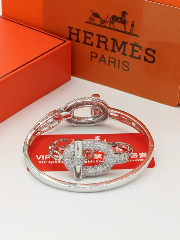 اساور هيرمز 25 بانقل مع خاتم اسواره HERMES