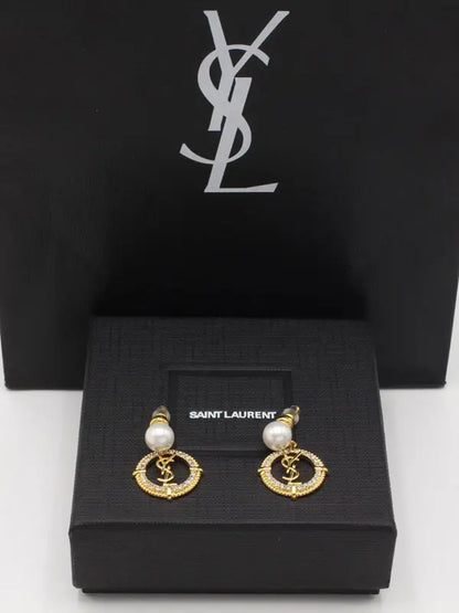 حلق ايف سان لوران ماستر 698 حلق ysl ذهبي