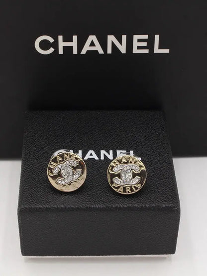 حلق شانيل انتيك الجديد 740 حلق chanel ذهبي