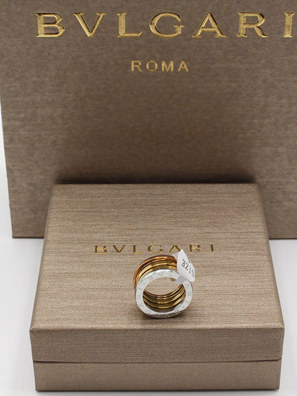 دبلة بولغاري عريضه ميتال خواتم bvlgari